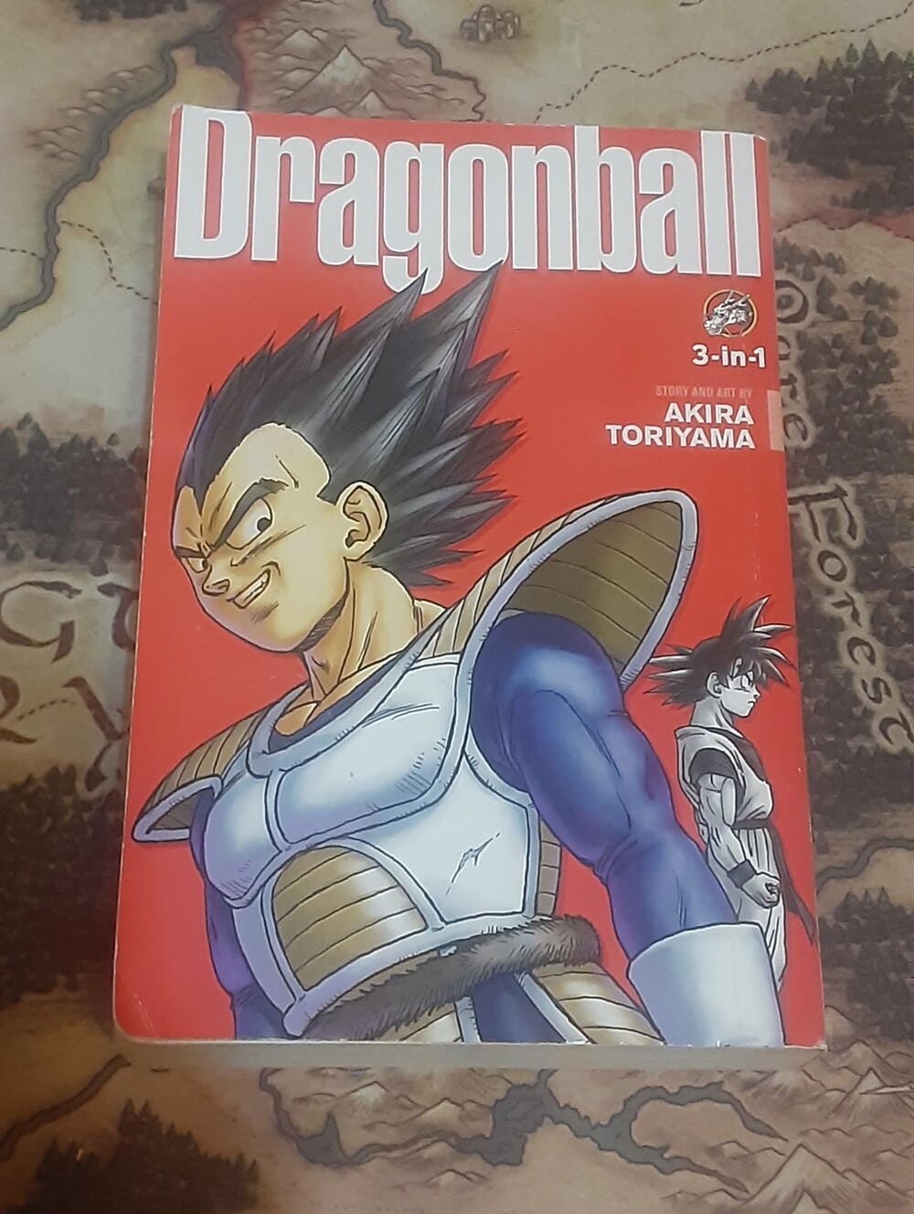 Dragon Ball 3-in-1 Volume 7 (19,20,21) Akira Toriyama Viz Graphic Novel. Ex-libr